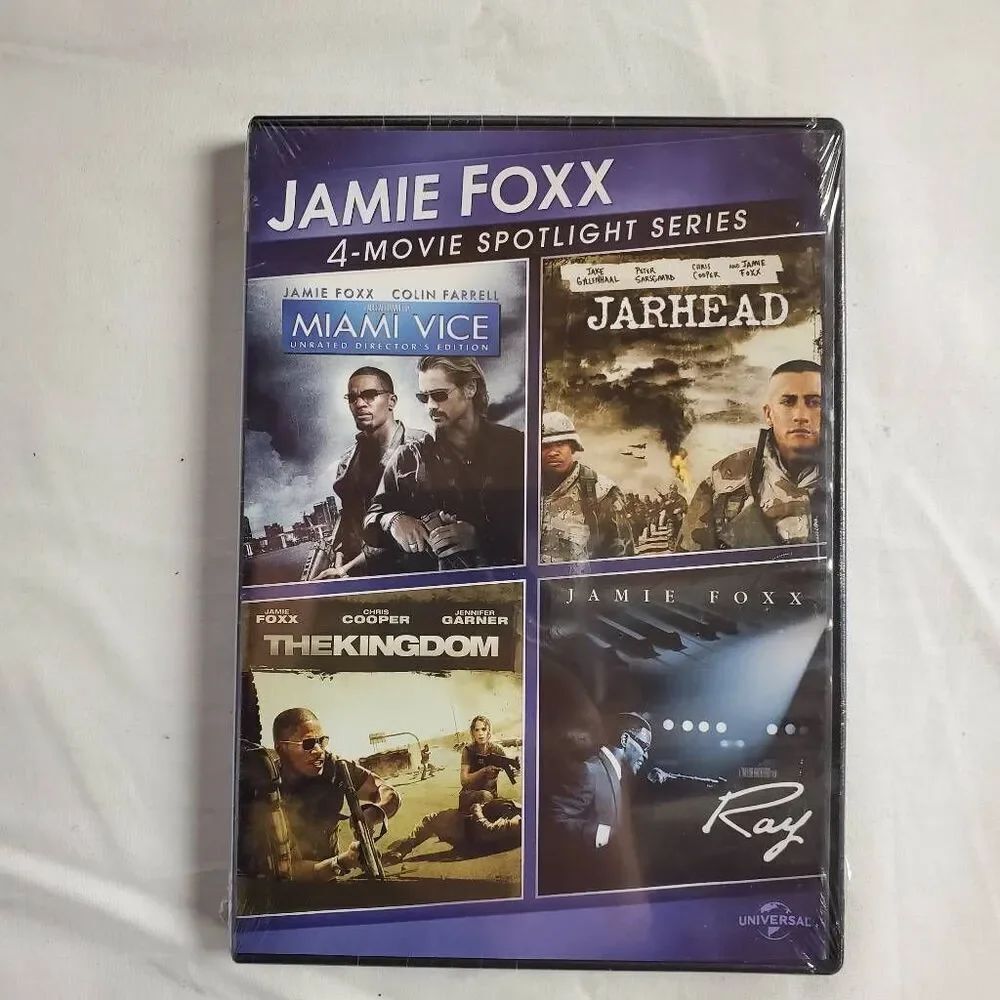 Jamie Foxx 4-Movie Spotlight Series DVD (Miami Vice, Jarhead, The Kingdom, Ray)